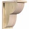 Ekena Millwork Crestline Rough Sawn Corbel w/Backplate, Douglas Fir, 8"W x 12"D x 16"H COR08X12X16CRE01RDF - alternate 1
